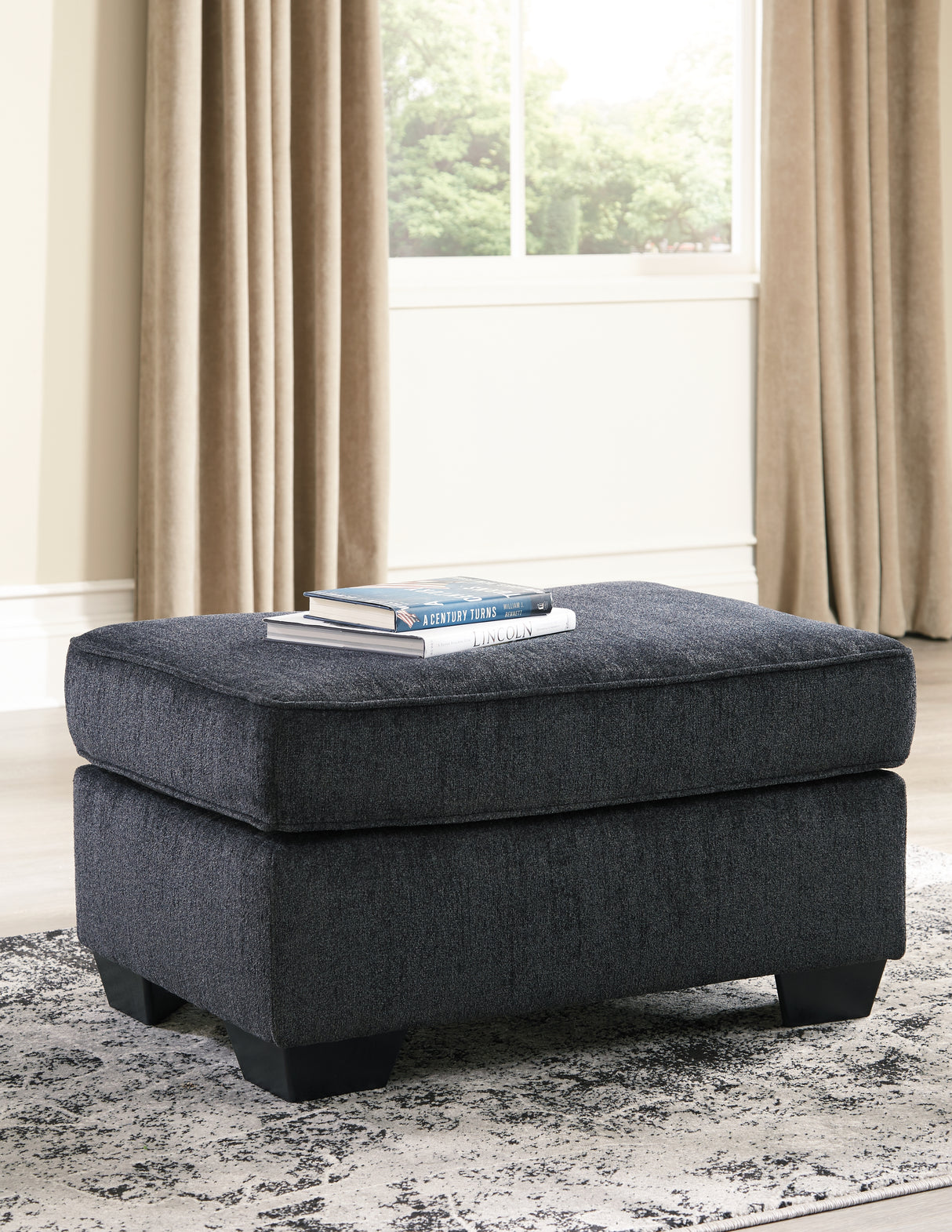 Altari Slate 2-Piece Sleeper Sectional and Ottoman from Ashley - Luna Furniture