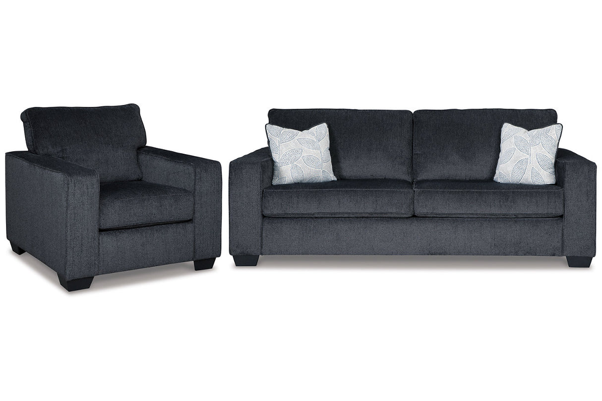 Altari Slate Sofa Sleeper with Chair from Ashley - Luna Furniture