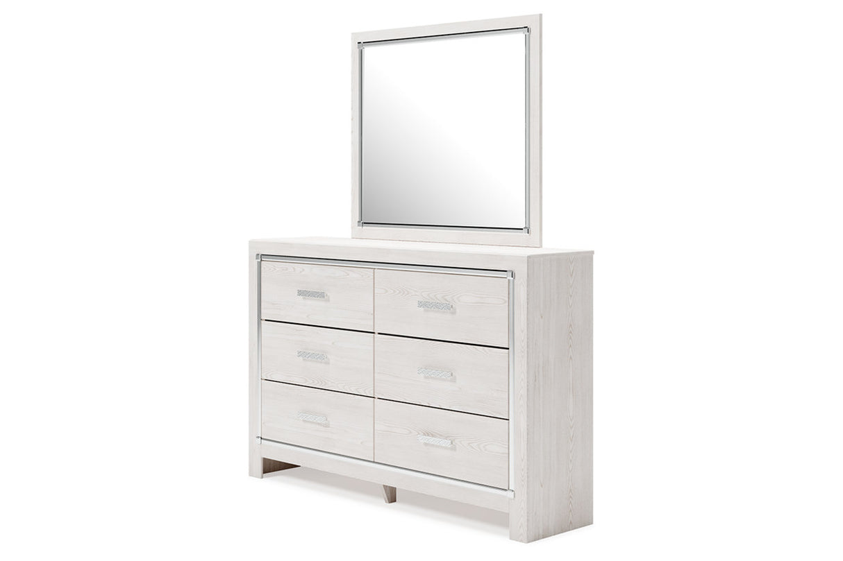 Altyra White Dresser and Mirror from Ashley - Luna Furniture
