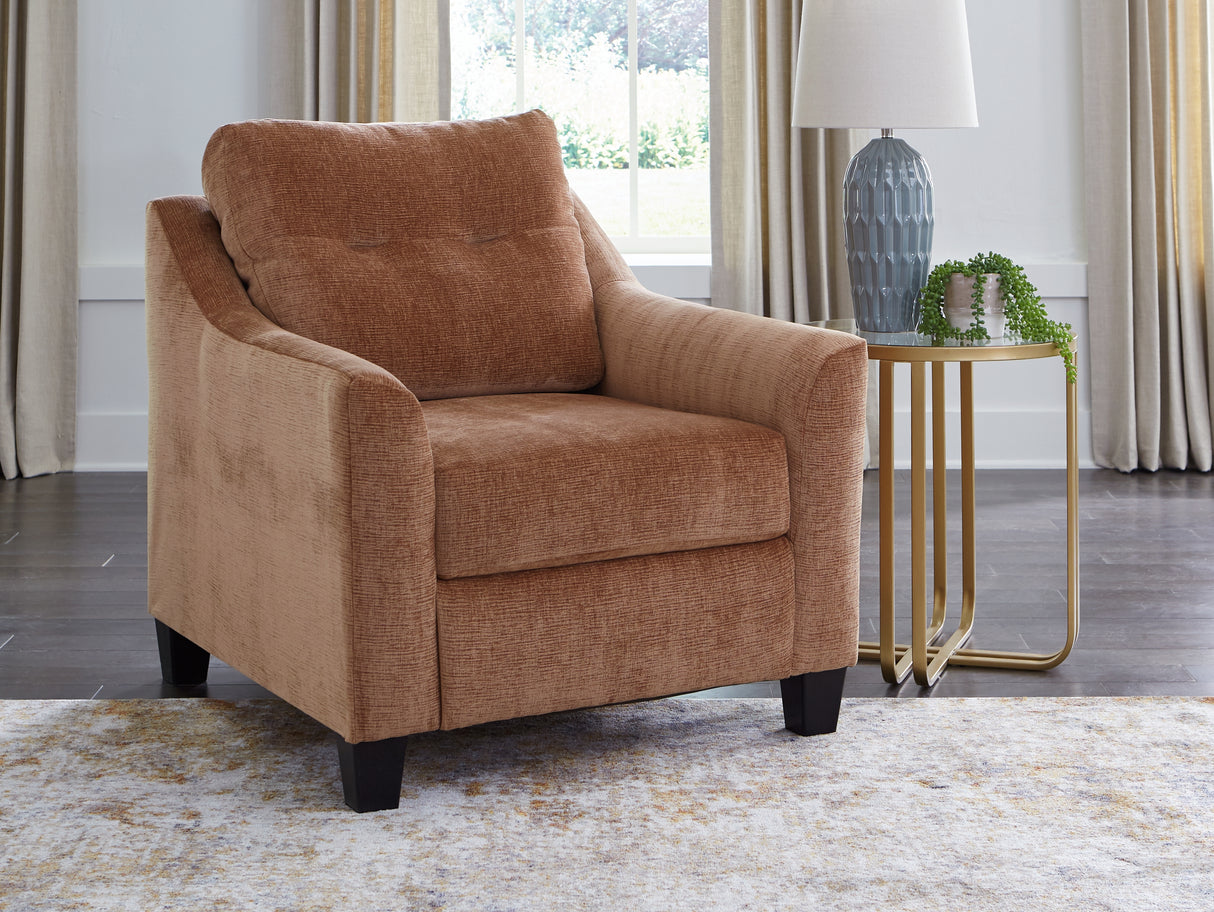 Amity Bay Clay Sofa Chaise and Chair from Ashley - Luna Furniture