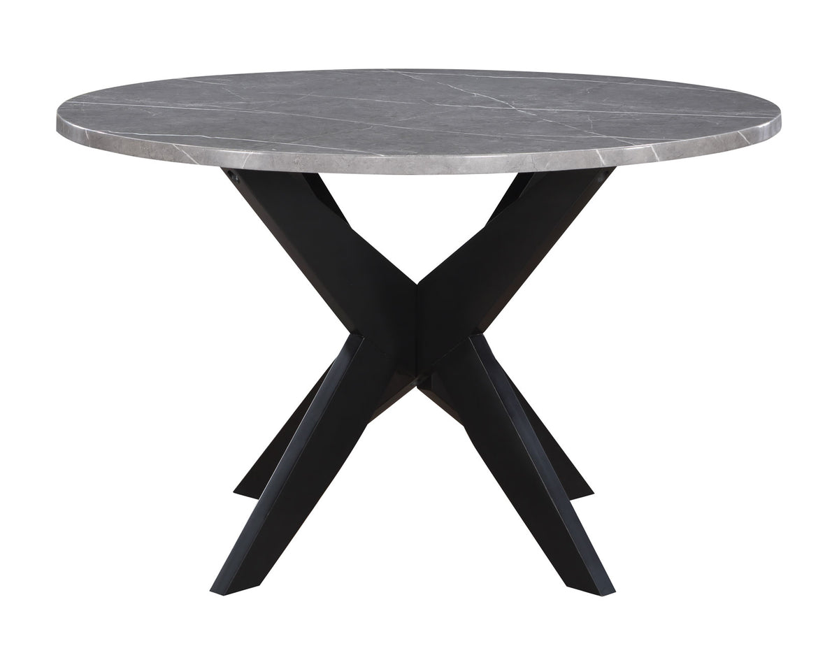 Amy 48-inch Faux-Marble Dining Table from Steve Silver - Luna Furniture