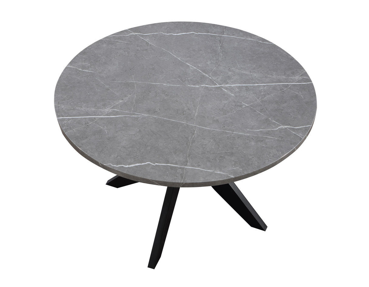 Amy Black/Gray Round Dining Room Set from Steve Silver - Luna Furniture