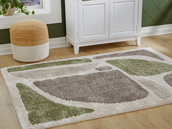 Anburgh Green/Gray/Ivory Medium Rug