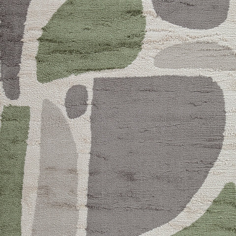 Anburgh Green/Gray/Ivory Medium Rug from Ashley - Luna Furniture