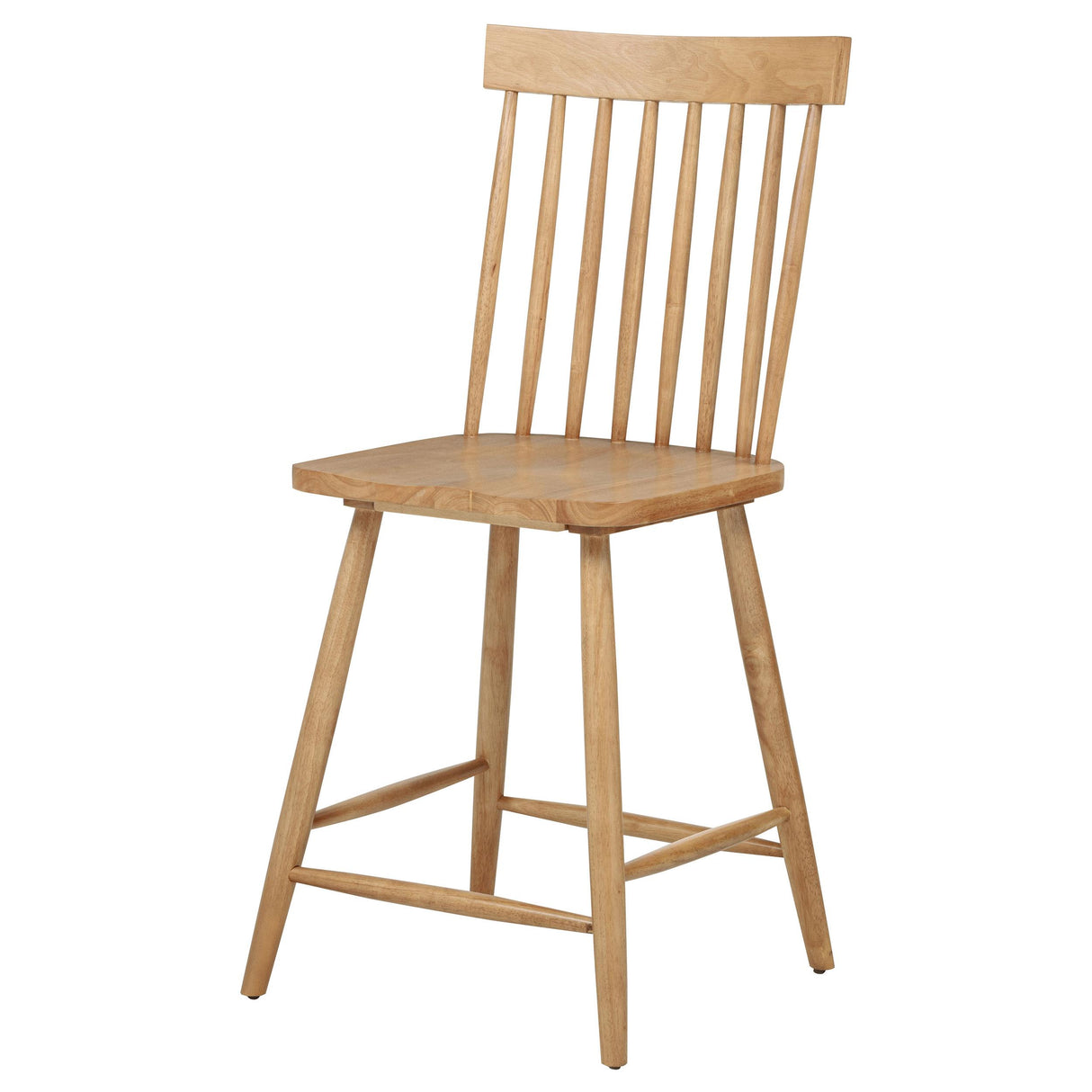 Andrews Light Ash Windsor Counter Height Dining Side Chair, Set of 2 from Coaster - Luna Furniture