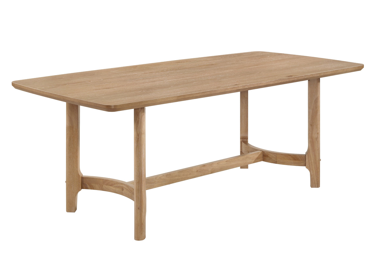 Arden Warm Wood/Beige Dining Set from Crown Mark - Luna Furniture