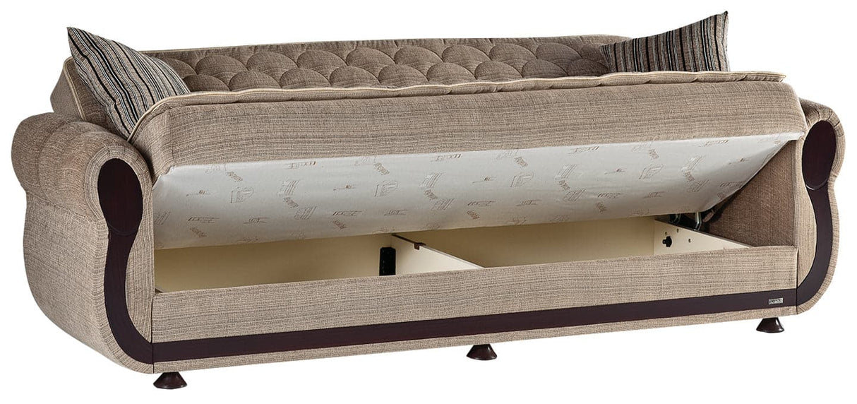 Argos Zilkade Light Brown Living Room Set from Bellona - Luna Furniture
