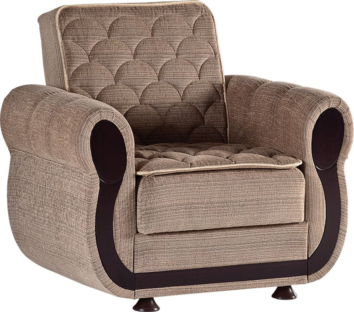 Argos Zilkade Light Brown Sleeper Sofa from Bellona - Luna Furniture
