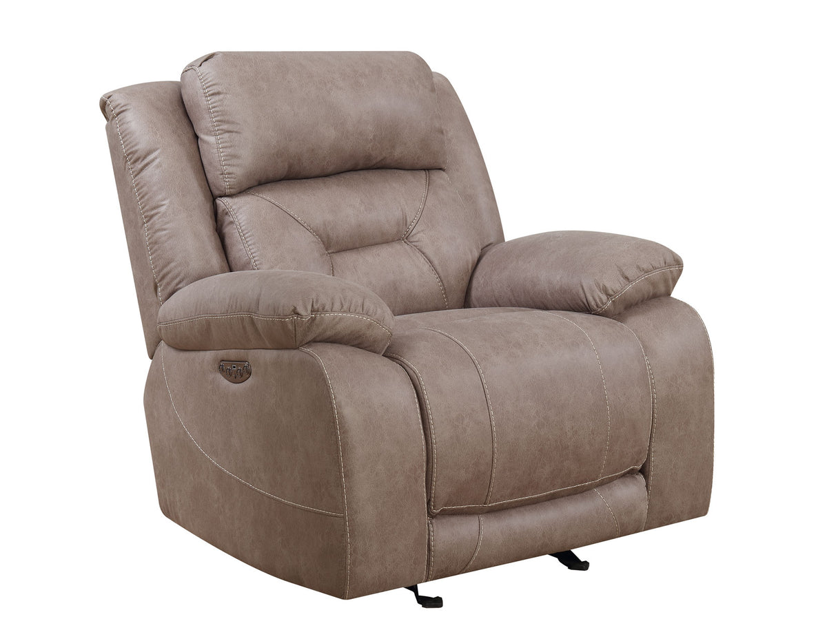Aria Desert Sand Dual-Power Recliner from Steve Silver - Luna Furniture