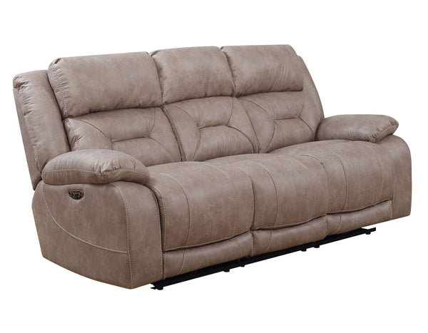 Aria Desert Sand Dual Power Reclining Sofa