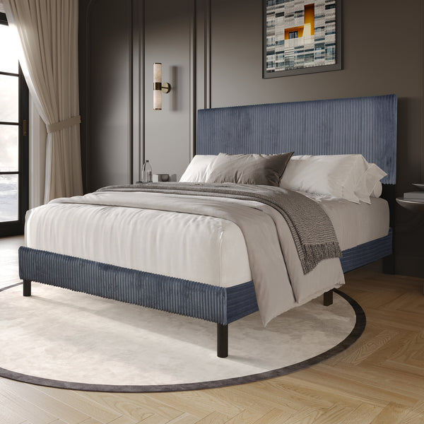 Arianne Gray Full Platform Bed
