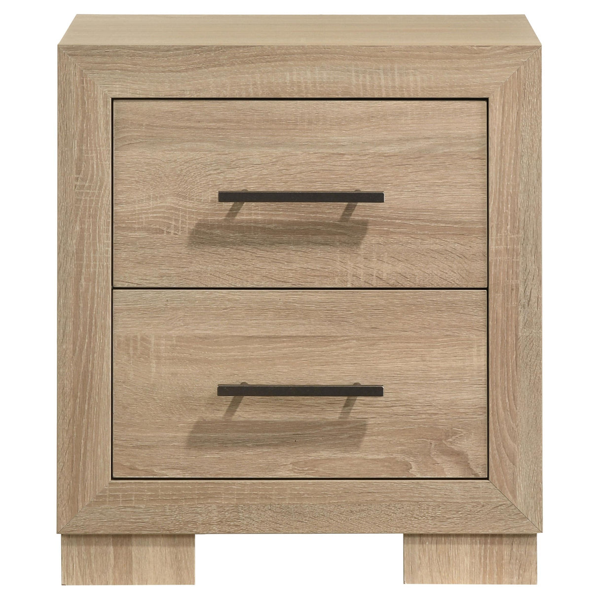 Arielle Light Oak Bookcase Panel Bedroom Set from Coaster - Luna Furniture