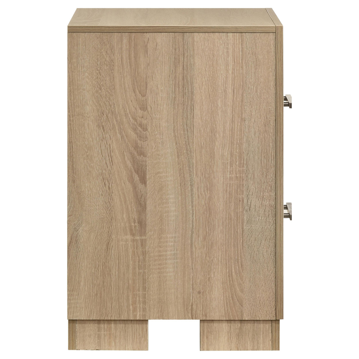Arielle Light Oak Bookcase Panel Bedroom Set from Coaster - Luna Furniture