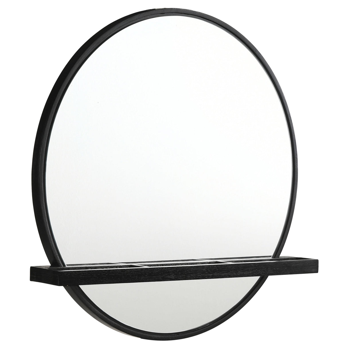 Arini Black 2-Piece Makeup Vanity Table and Mirror Set from Coaster - Luna Furniture