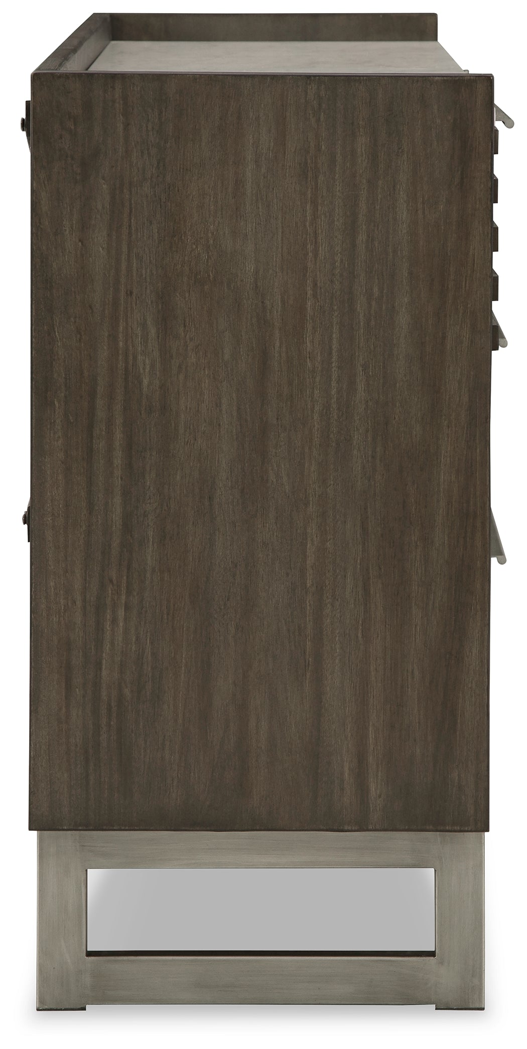 Arkenton California King Panel Bed with Dresser in Grayish Brown from Ashley - Luna Furniture