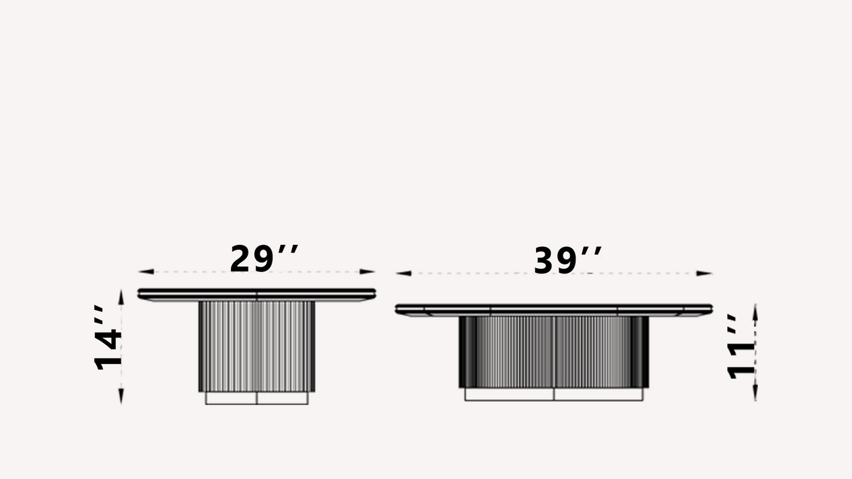 Orsino Coffee Table Set from Luna Luxury - Luna Furniture