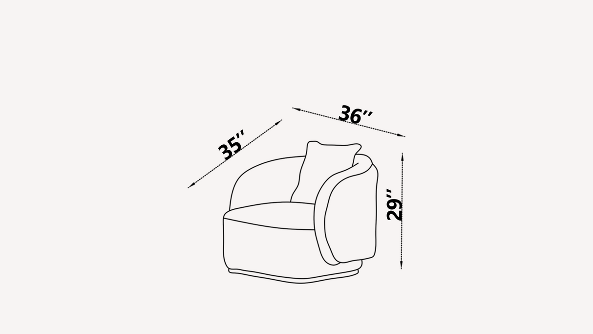 Opulenze Living Room Chair from Luna Luxury - Luna Furniture