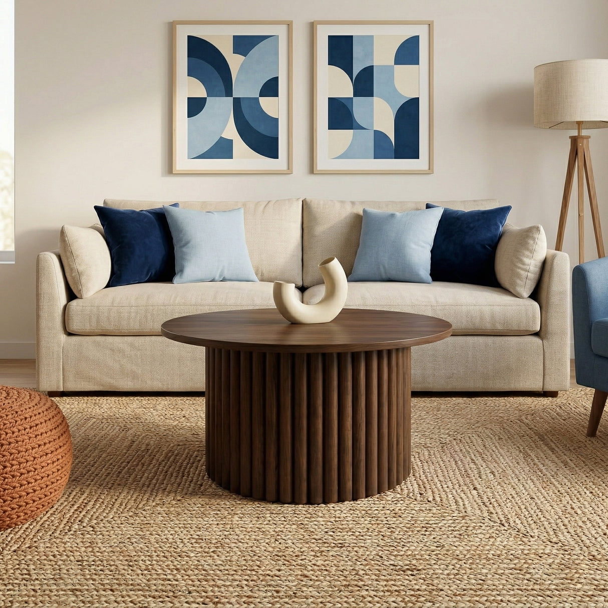 Merlin Coffe Table in Walnut from Ashcroft Furniture - Luna Furniture
