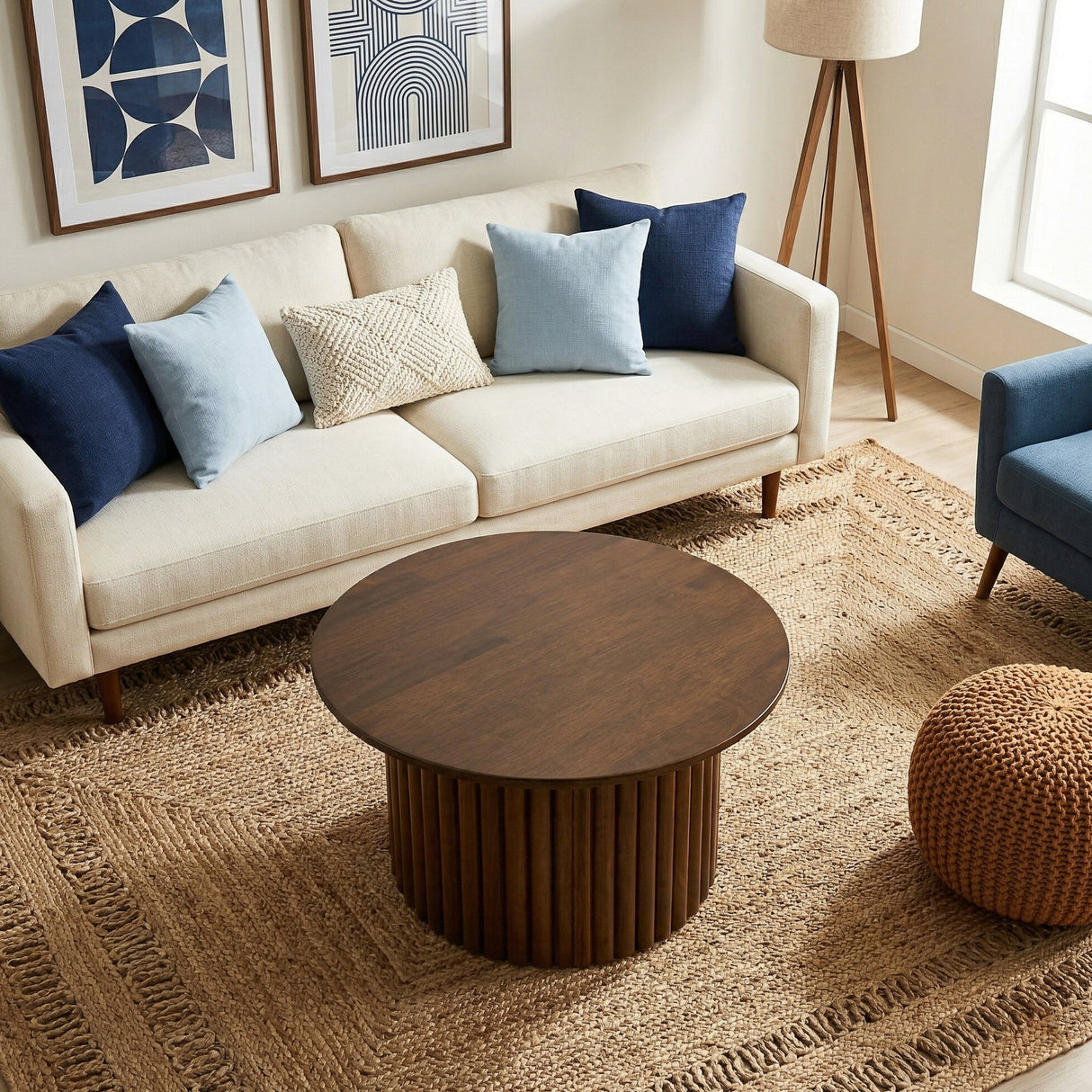 Merlin Coffe Table in Walnut from Ashcroft Furniture - Luna Furniture
