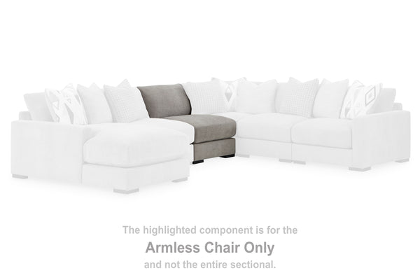 Aslan Court Pebble Armless Chair