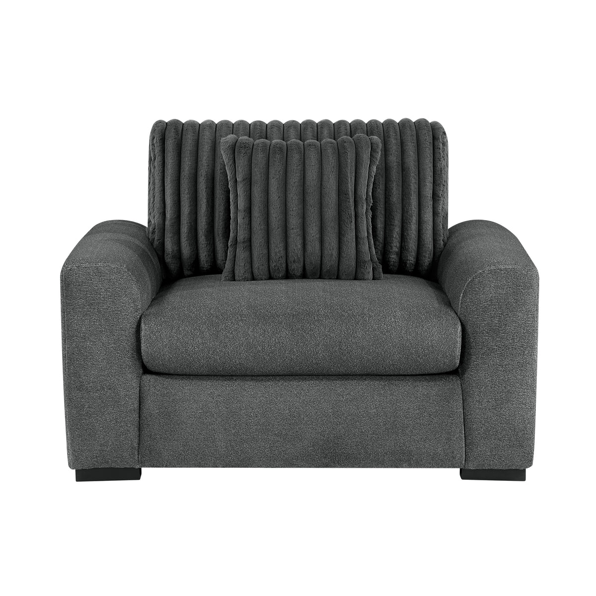 Athena Dark Gray Living Room Set from Homelegance - Luna Furniture