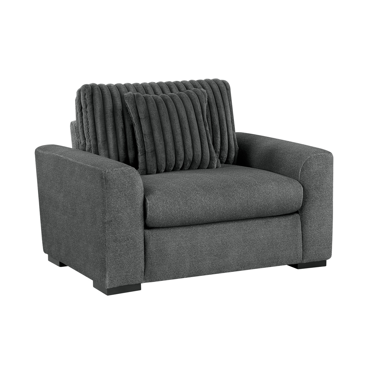 Athena Dark Gray Living Room Set from Homelegance - Luna Furniture