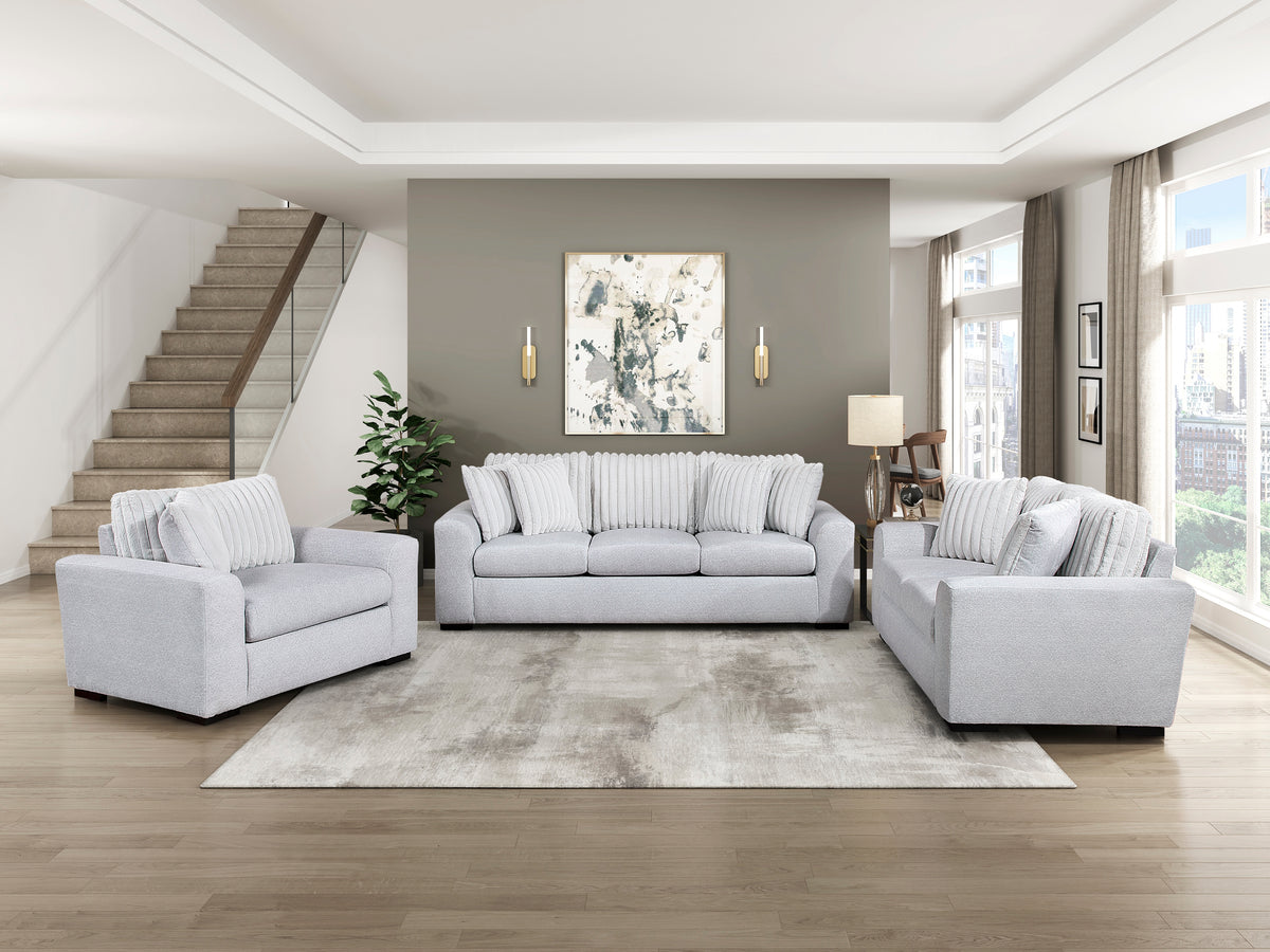 Athena Gray Living Room Set from Homelegance - Luna Furniture