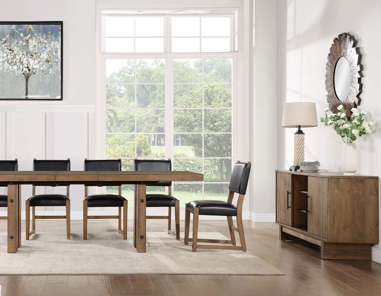 Atmore 5-Piece 96″ Dining Set(Table & 4 Side Chairs) from Steve Silver - Luna Furniture