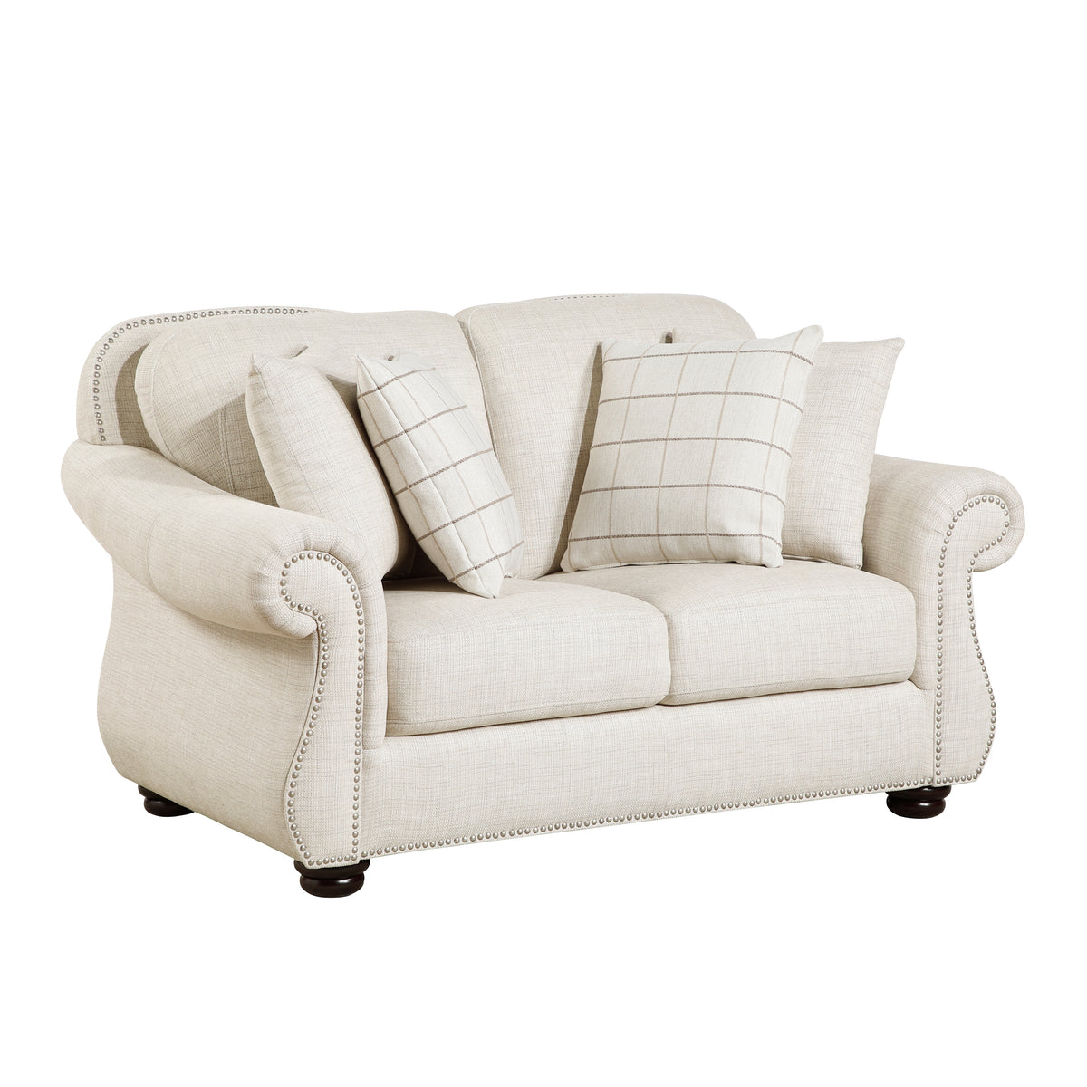 Attleboro Beige Loveseat from Homelegance - Luna Furniture