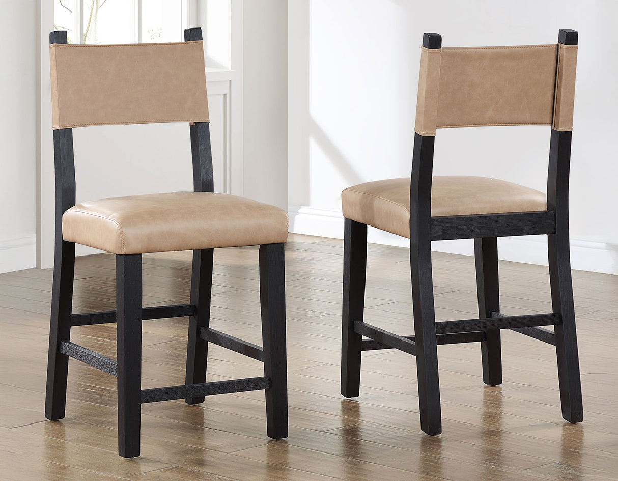 Aubrey Black Counter Height Dining Set from Steve Silver - Luna Furniture