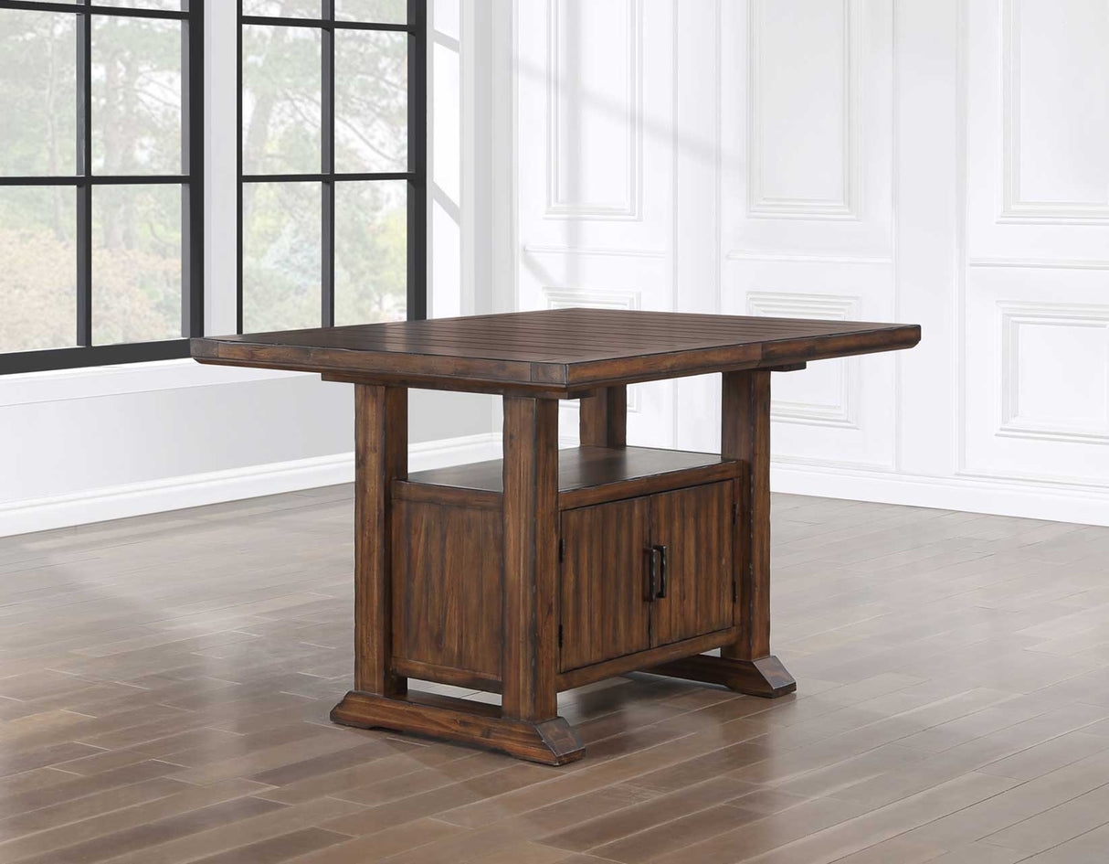 Auburn Dark Tobacco Counter Height Set from Steve Silver - Luna Furniture