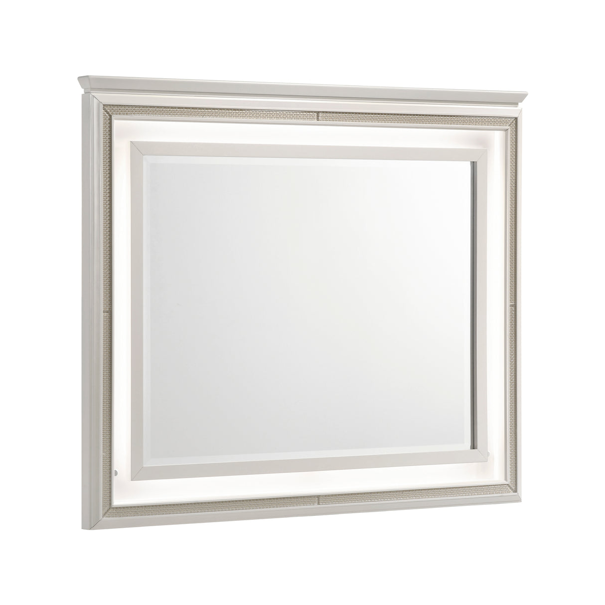 Audra White Mirror (Mirror Only) from Homelegance - Luna Furniture