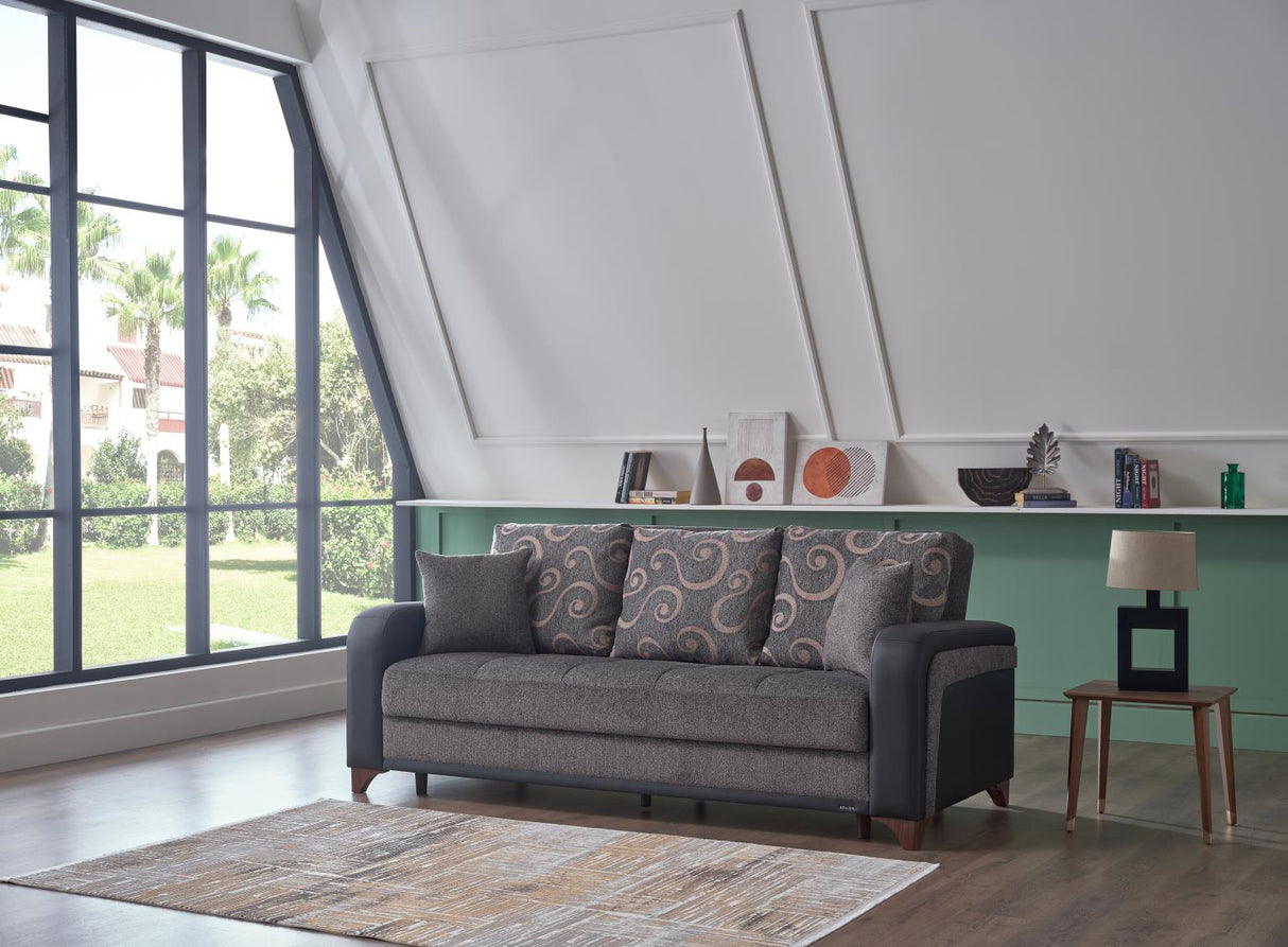 Austin Beatto Anthracite Sleeper Sofa from Bellona - Luna Furniture