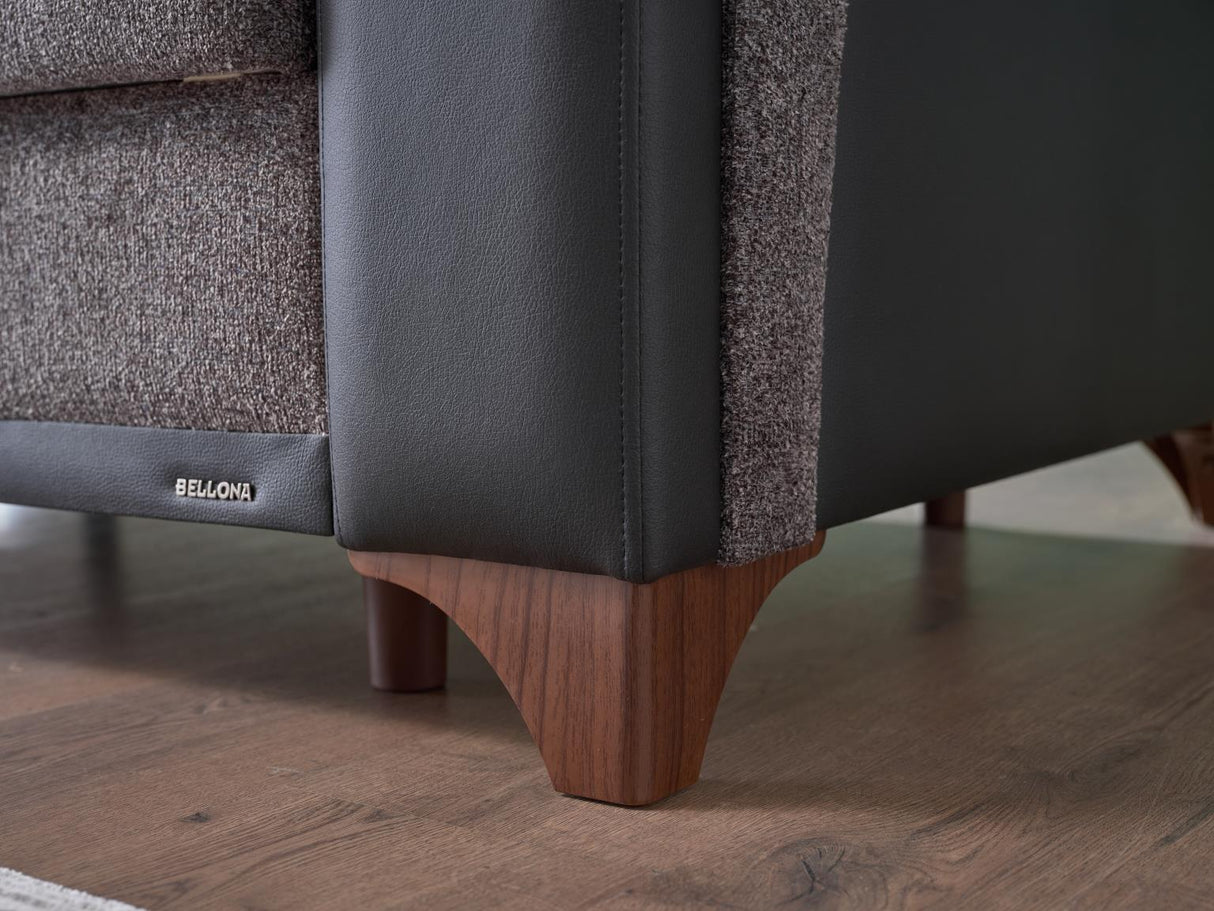 Austin Beatto Anthracite Sleeper Sofa from Bellona - Luna Furniture