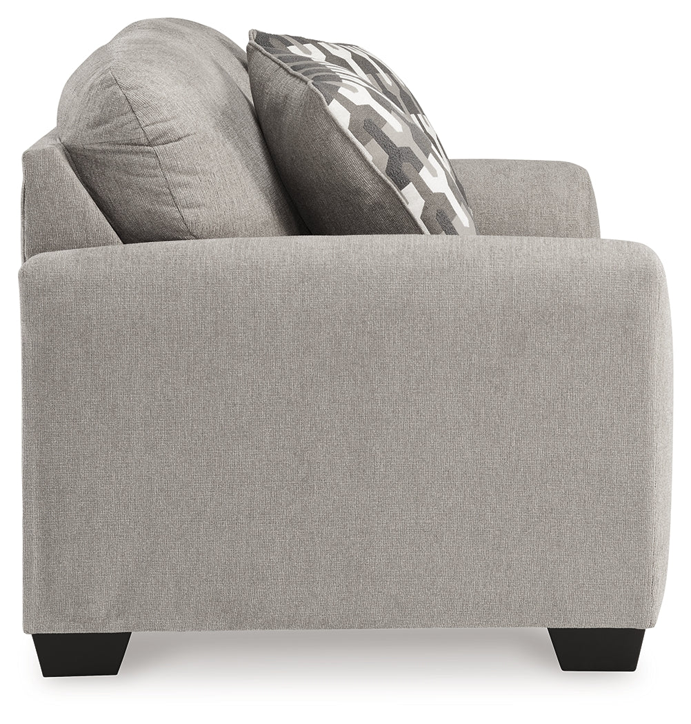 Avenal Park Sofa, Loveseat, Chair and Ottoman in Flannel from Ashley - Luna Furniture