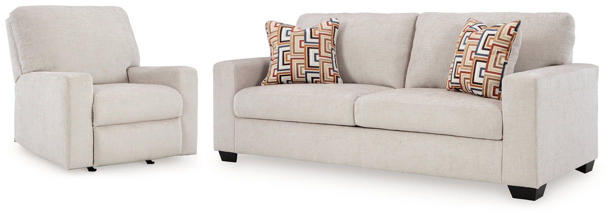 Aviemore Sofa and Recliner from Ashley - Luna Furniture