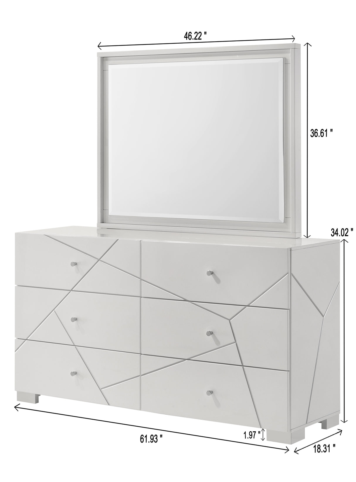 Ayla White Panel Bedroom Set from Crown Mark - Luna Furniture
