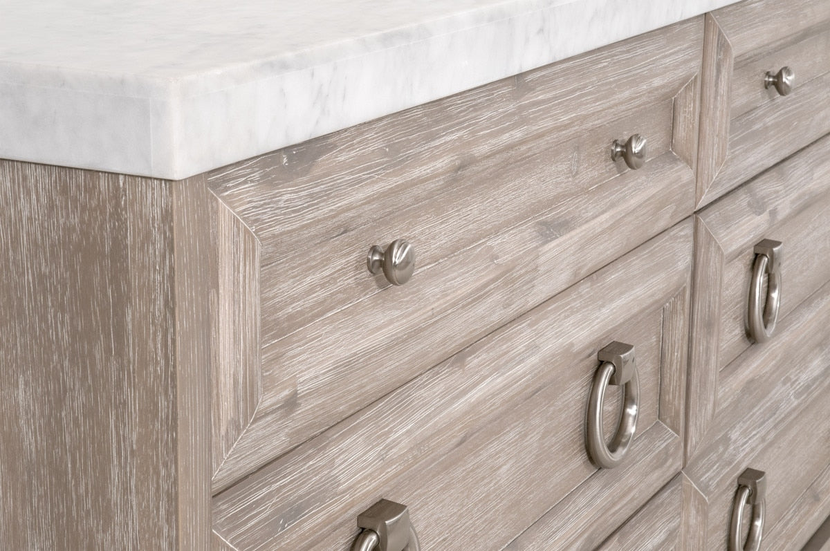 Azure Carrera 6-drawer Double Dresser from Essentials For Living - Luna Furniture