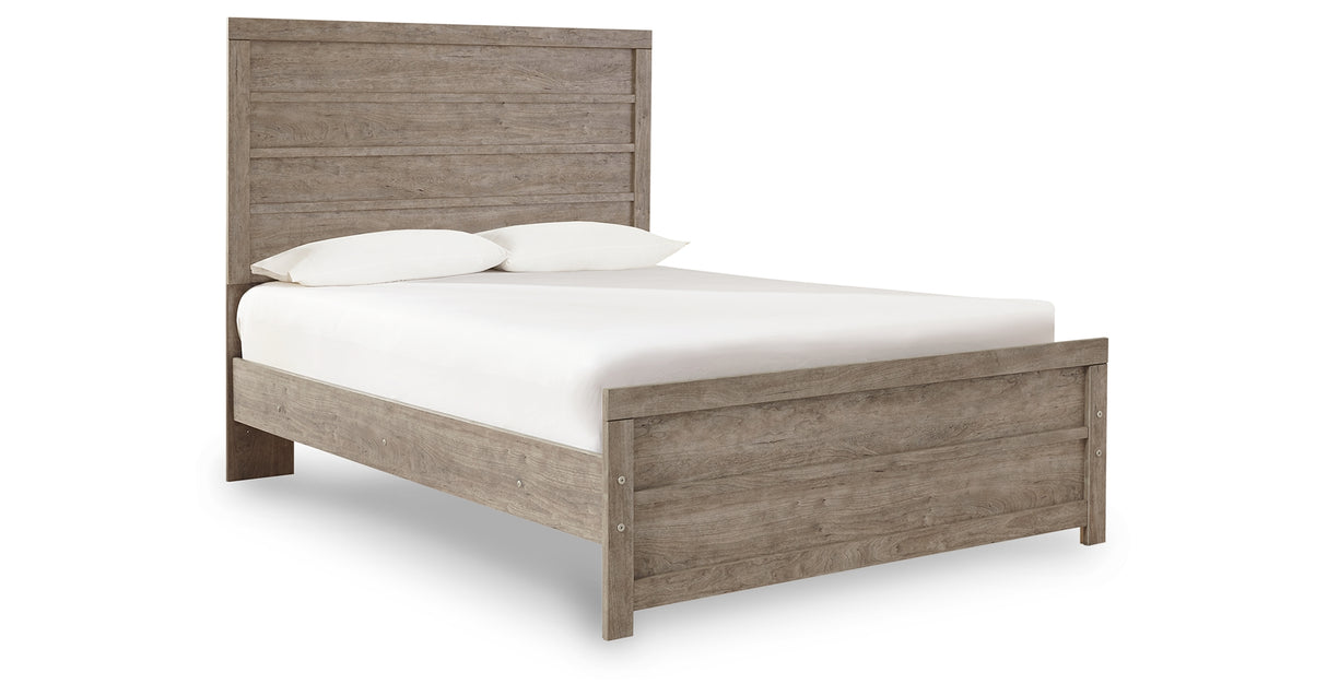Culverbach Gray Full Panel Bed, Dresser, Chest and Nightstand from Ashley Furniture - Luna Furniture
