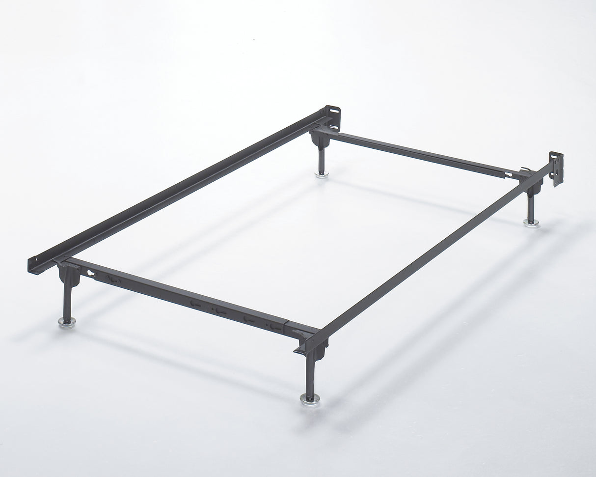 Frames and Rails Metallic Twin/Full Bolt on Bed Frame from Ashley - Luna Furniture