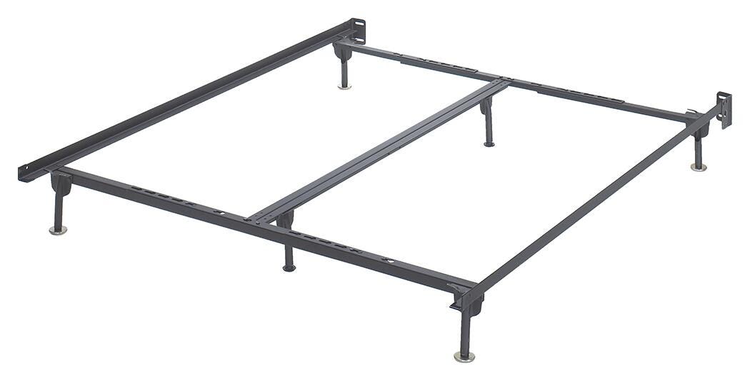 Frames and Rails Metallic Queen/King/California King Bolt on Bed Frame