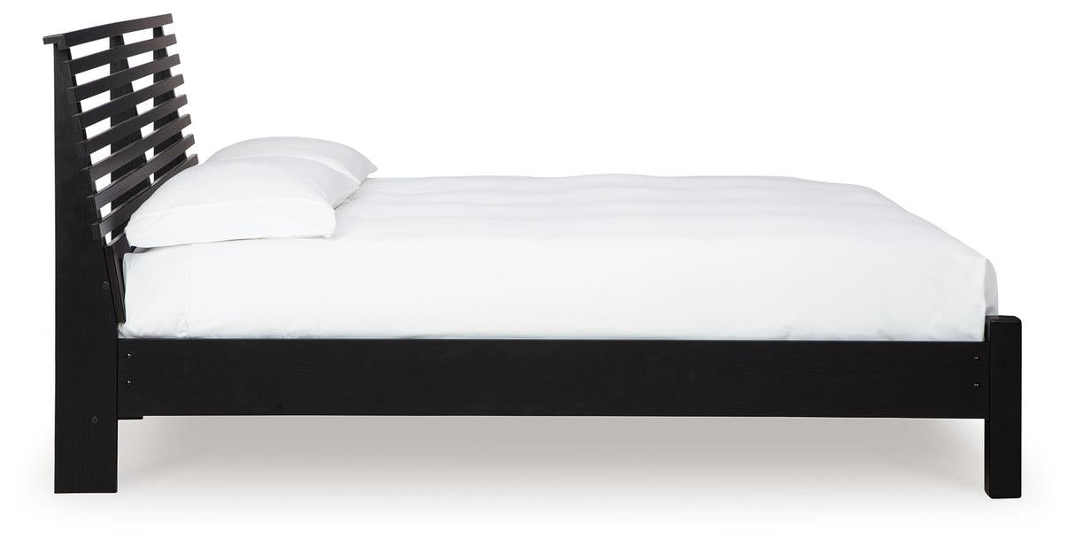 Danziar King Slat Panel Bed, Dresser, Mirror and Nightstand from Ashley - Luna Furniture