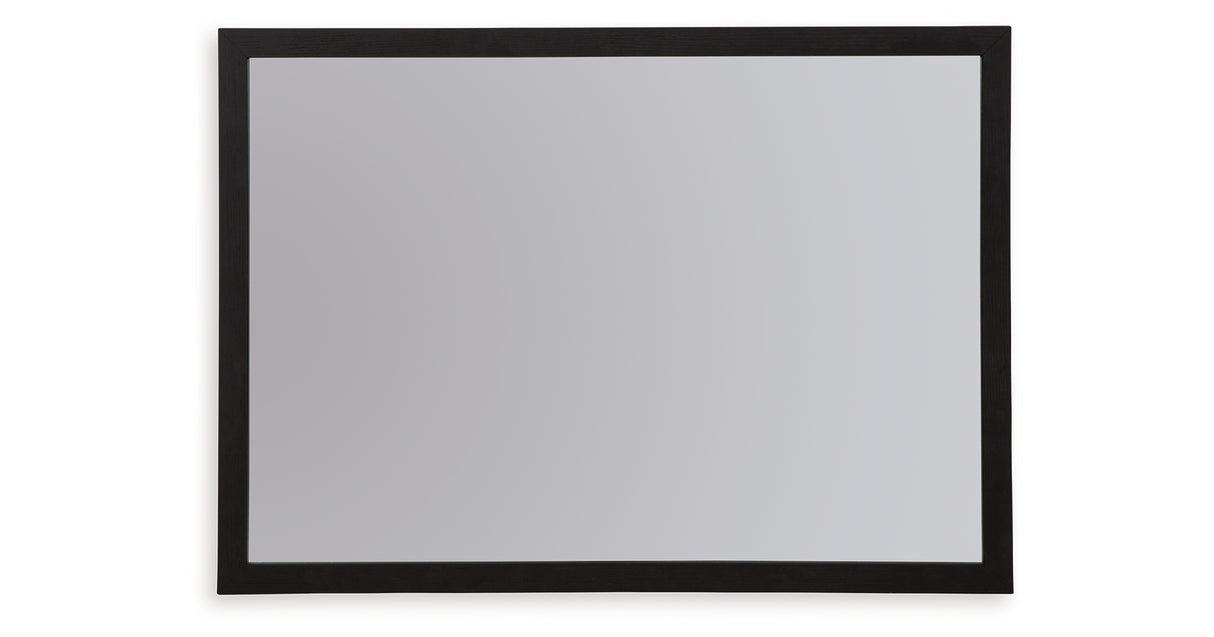 Danziar Black Bedroom Mirror (Mirror Only) from Ashley Furniture - Luna Furniture