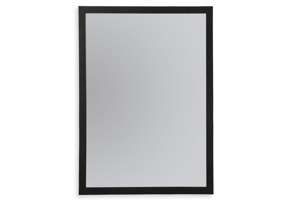 Danziar Black Bedroom Mirror (Mirror Only) from Ashley Furniture - Luna Furniture