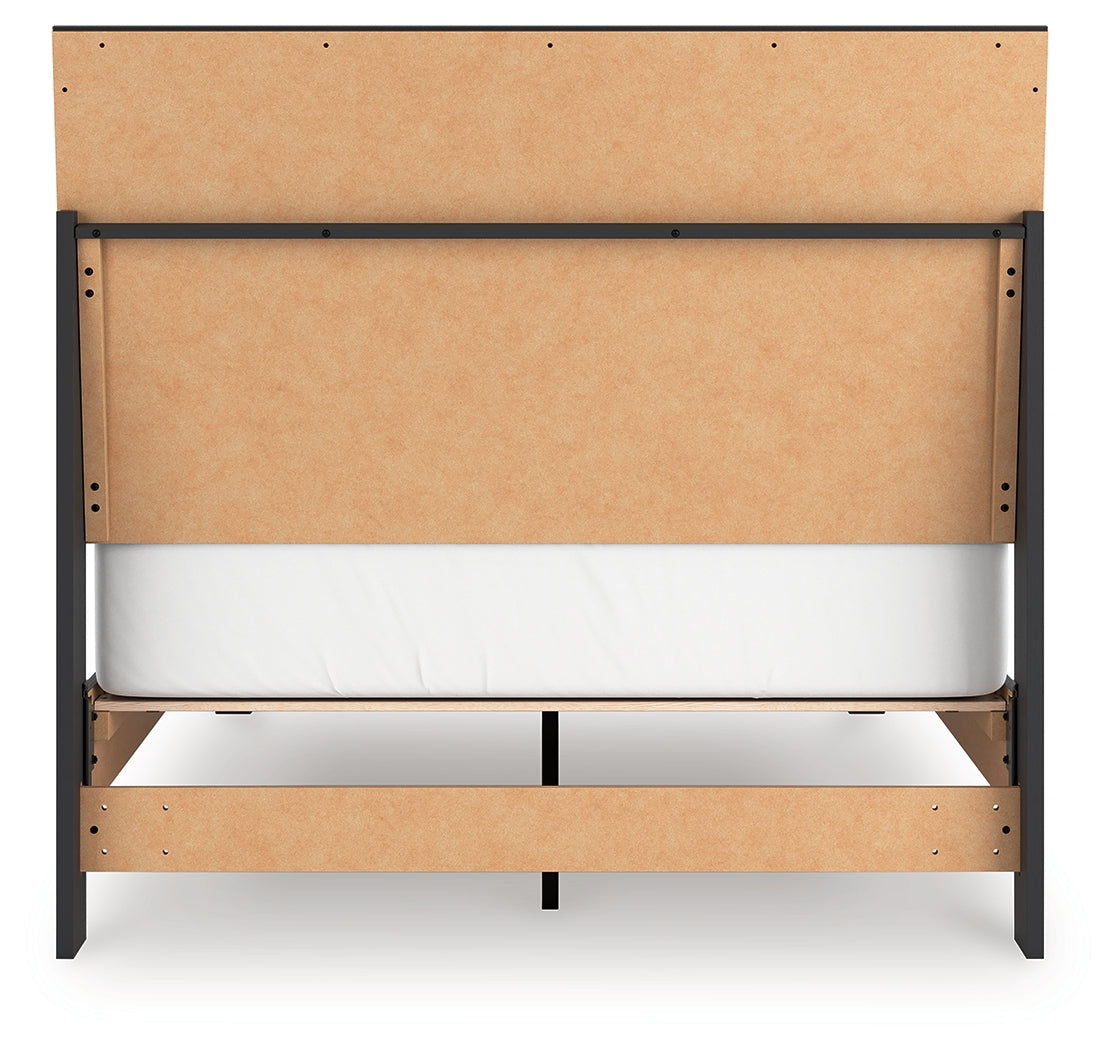 Danziar Black Full Platform Bed from Ashley Furniture - Luna Furniture