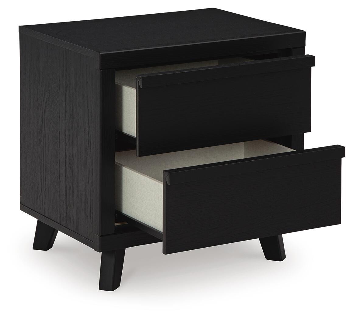 Danziar Black Dresser, Chest and Nightstand from Ashley - Luna Furniture