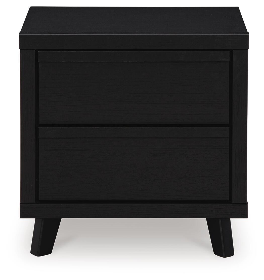 Danziar Black Dresser, Chest and Nightstand from Ashley - Luna Furniture