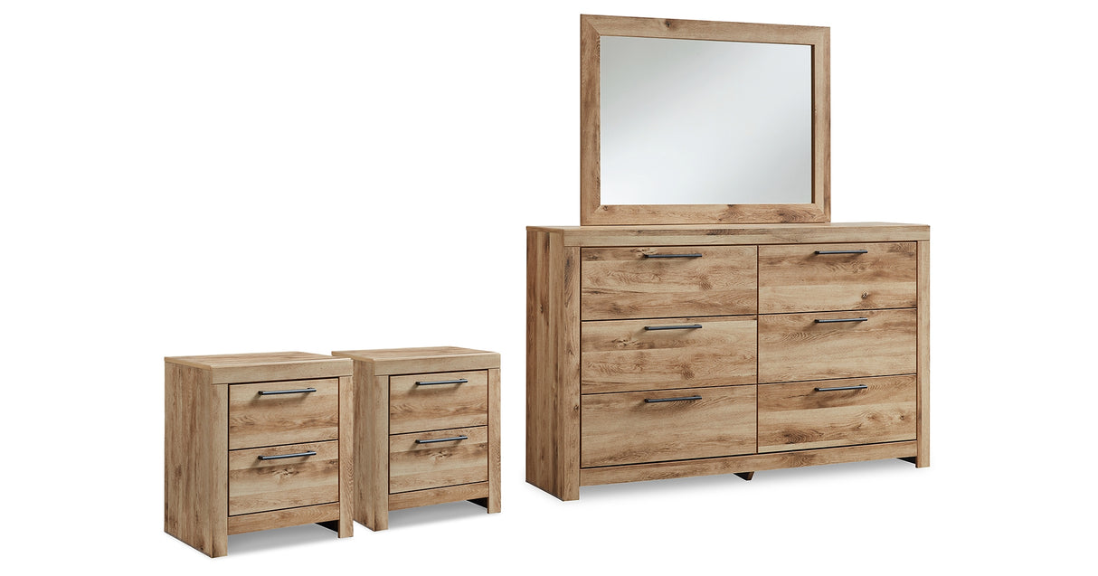 Hyanna Dresser, Mirror and 2 Nightstands from Ashley - Luna Furniture