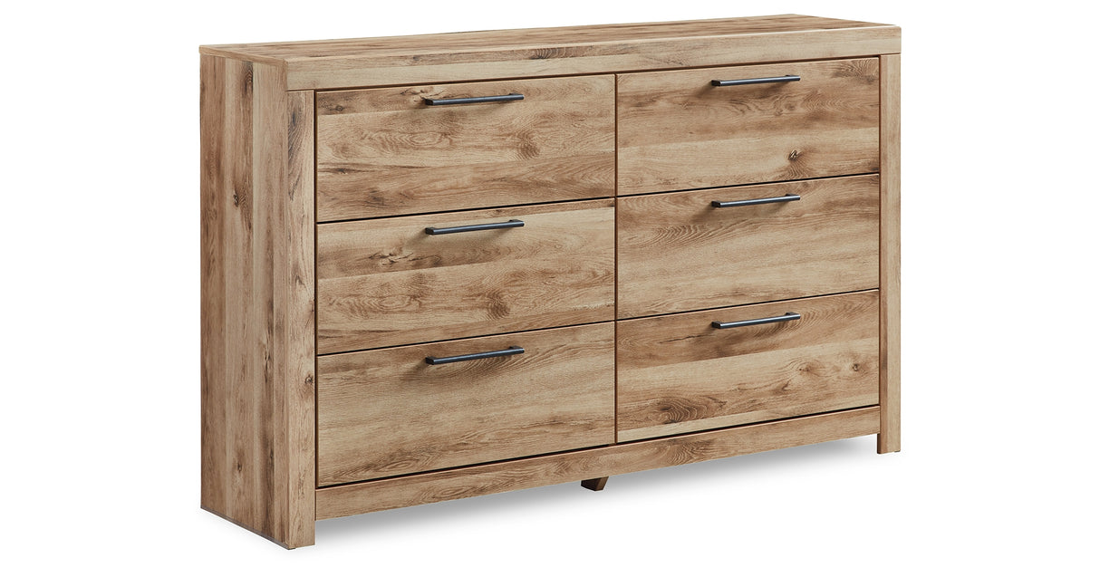 Hyanna Tan Brown Queen Storage Bed, Dresser and 2 Nightstands from Ashley Furniture - Luna Furniture