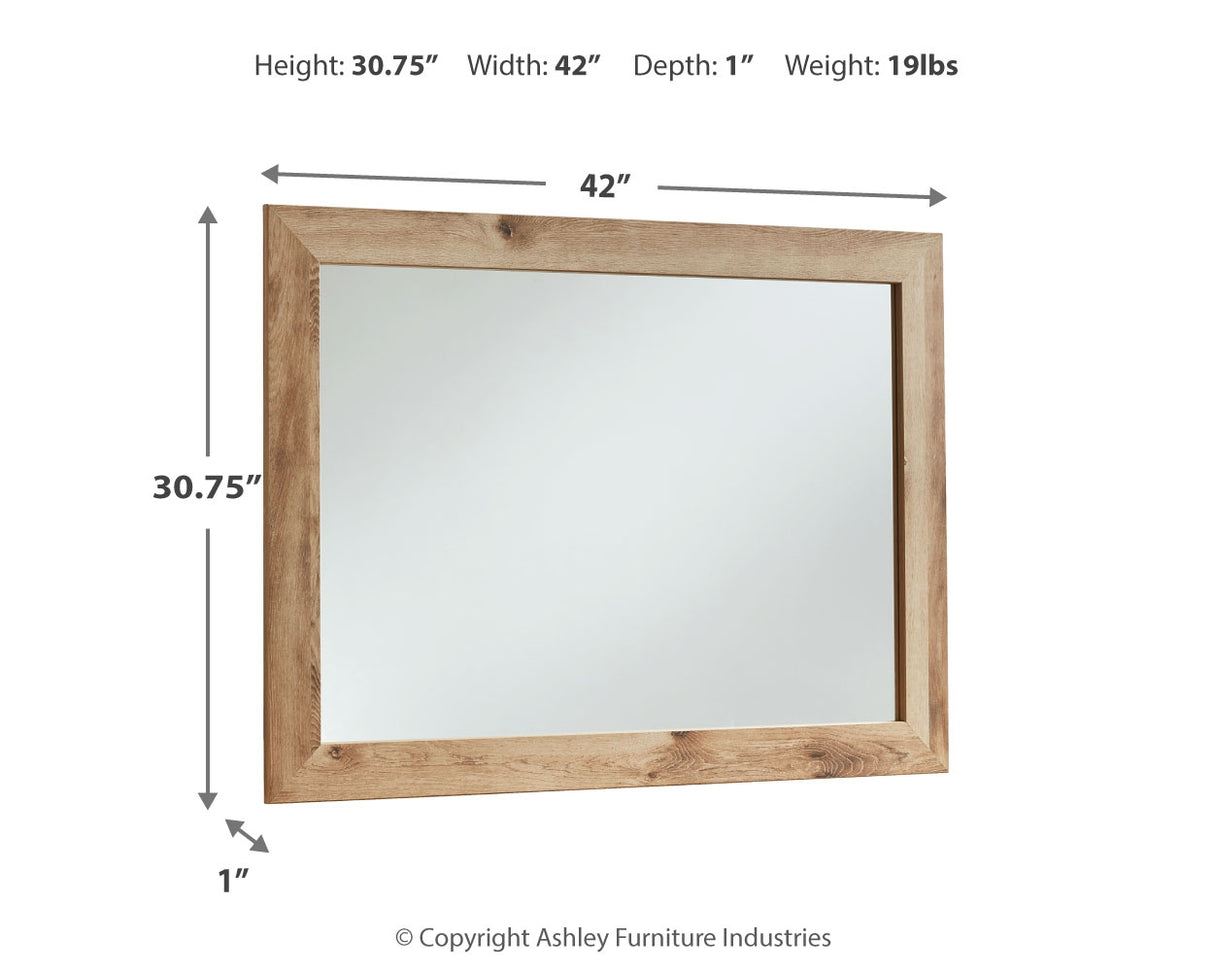 Hyanna Tan Bedroom Mirror (Mirror Only) from Ashley Furniture - Luna Furniture